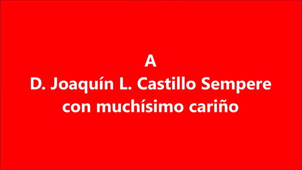 Agradecimiento a Juan Castillo