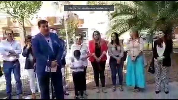 Placa a la Memoria de Nuestro Vecino y Amigo Marcelino López Hernandez